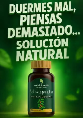 Oferta! 🎁Ashwagandha Herbals & Health®